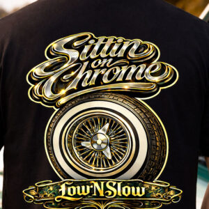 Casual evening style with gold accents upclose